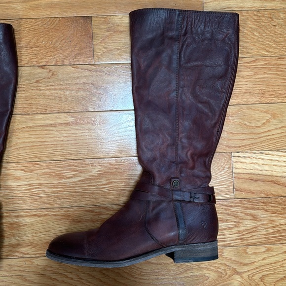 Frye - Melissa Belted Tall Boots women’s size 9 - Picture 6 of 9